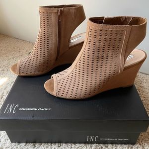 Like New Condition INC Womens Wedge Sandals